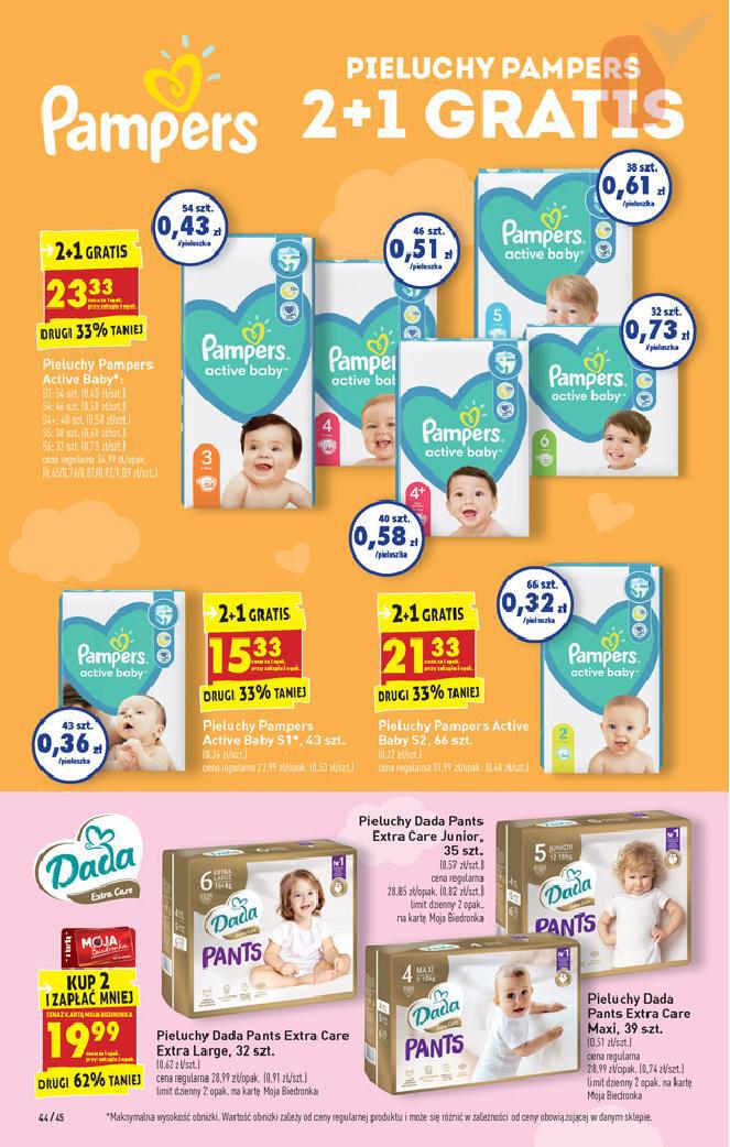 pampers biedronka 49.99 2018