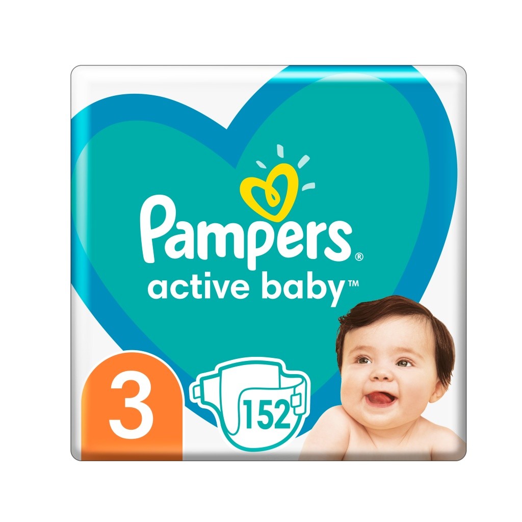 pampers active baby 3 mega pack 152 cena