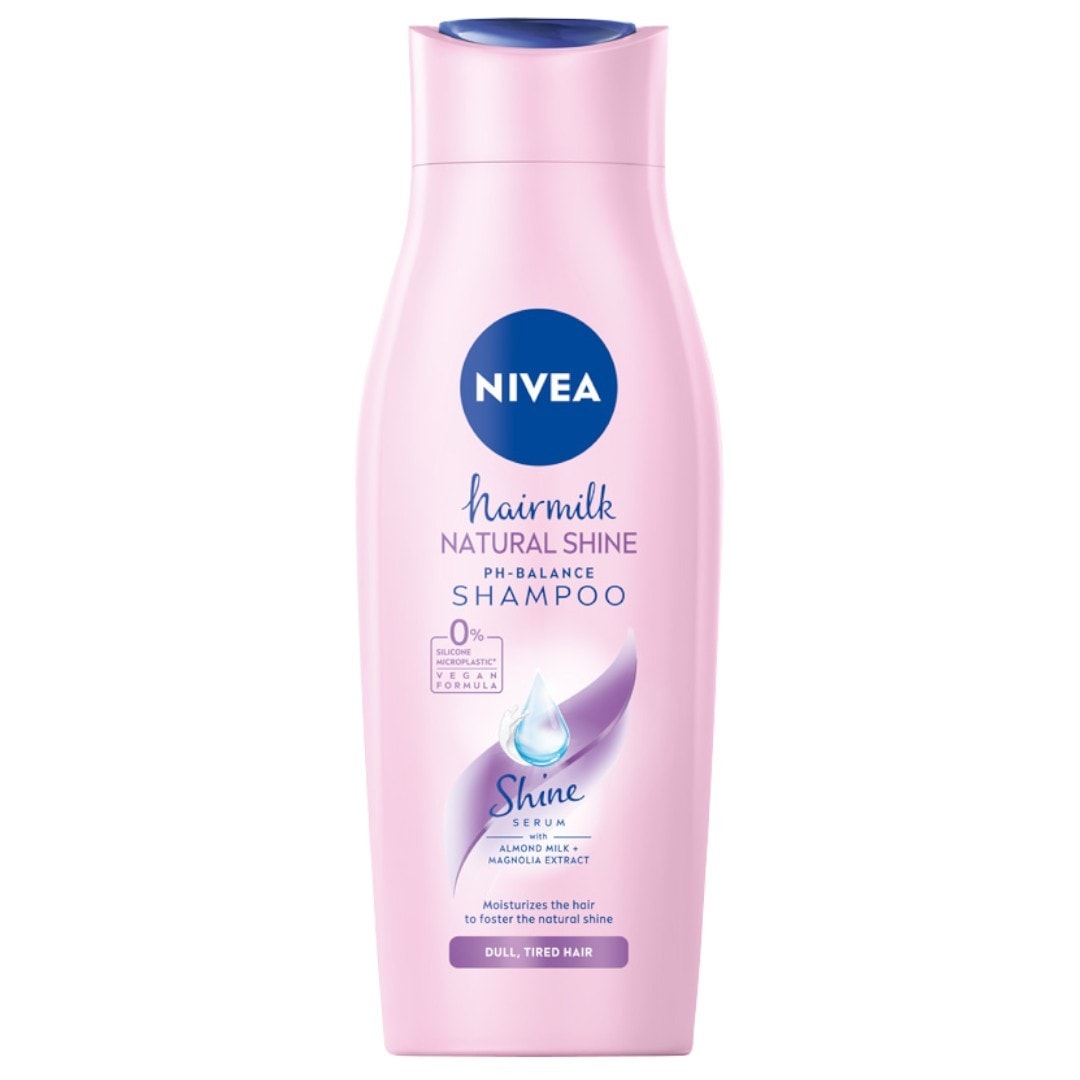 nivea hairmilk szampon wyzwalający blask