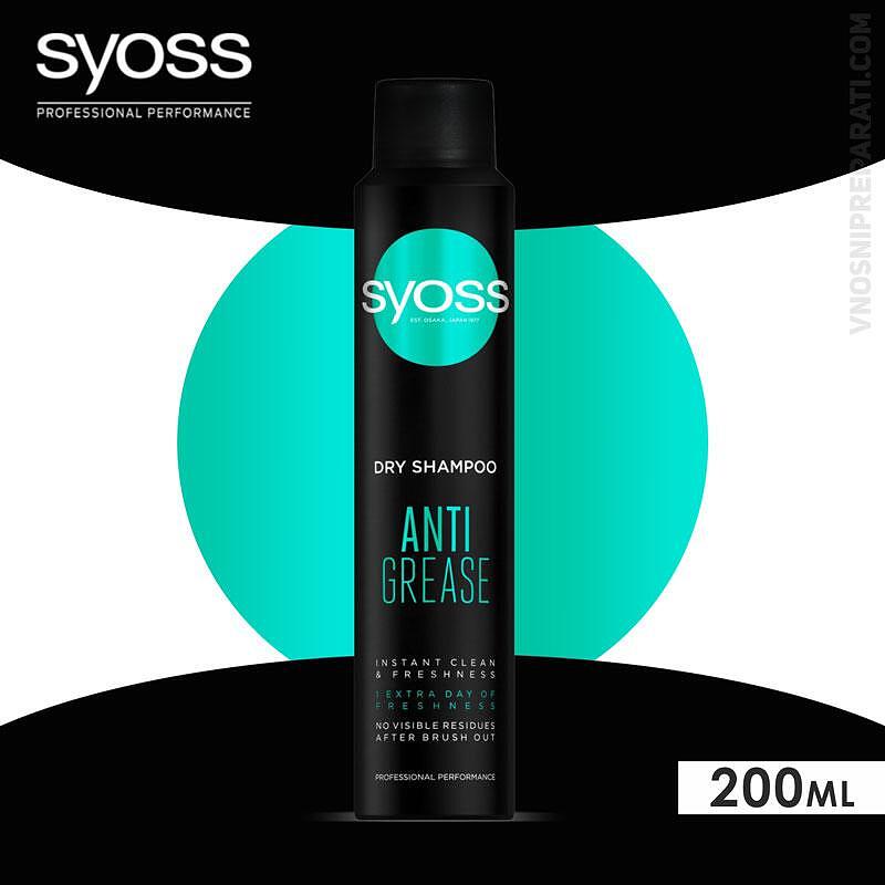 syoss anti-grease suchy szampon