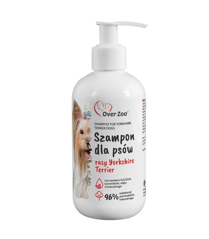 over zoo szampon dla psów rasy yorkshire terrier silk spray