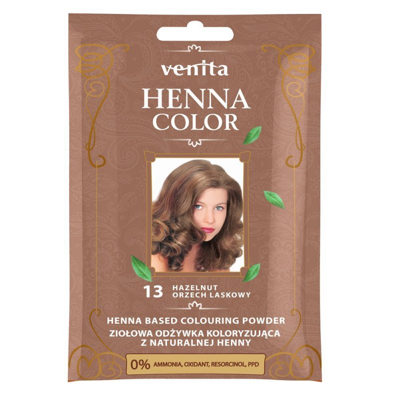 venita henna color ziołowa odżywka koloryzująca do włosów