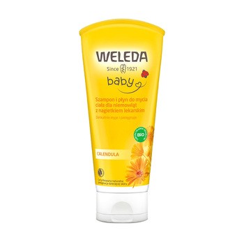 weleda calendula szampon i płyn do mycia dla niemowląt 200ml