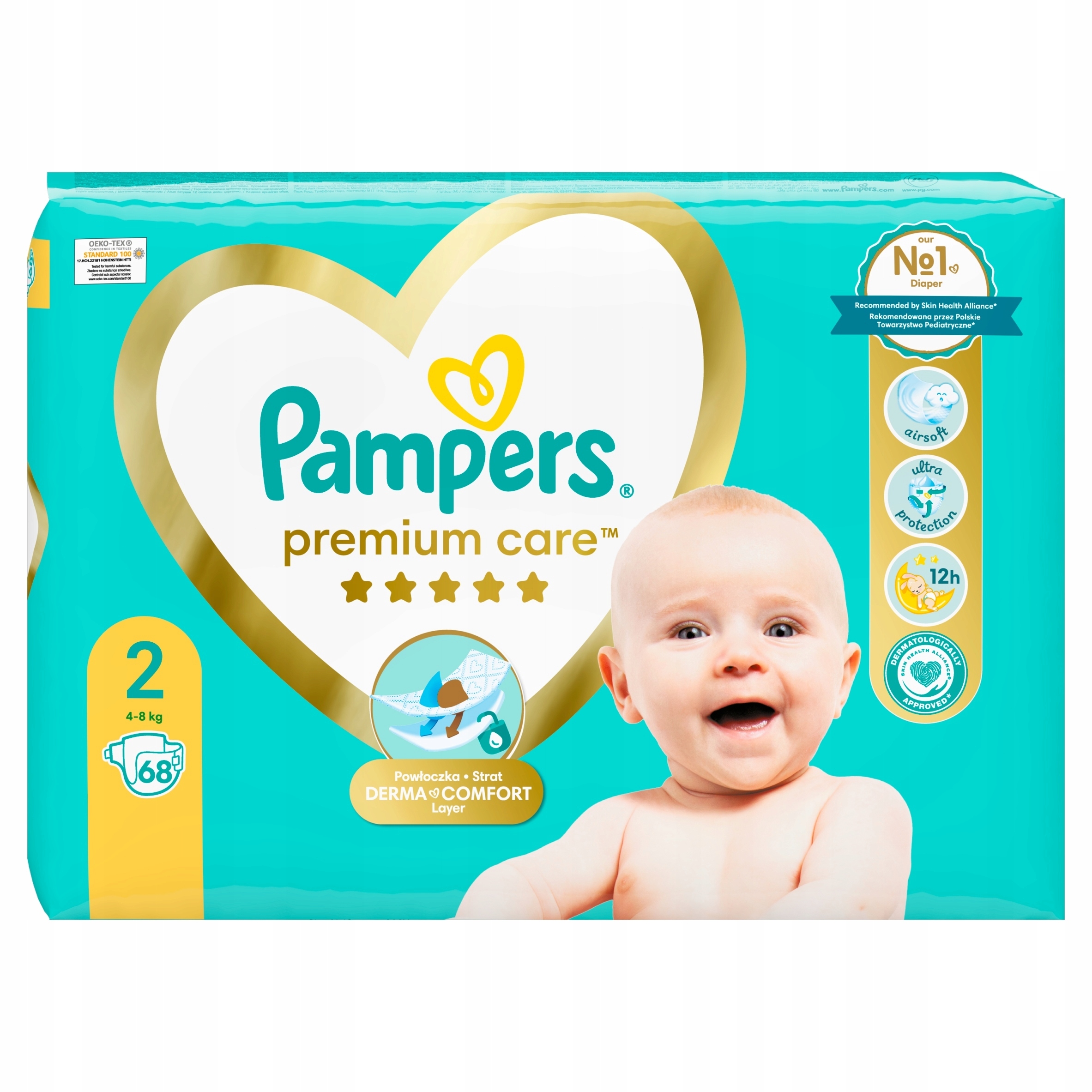 pampers premium care 2 mini 68 pieluszek