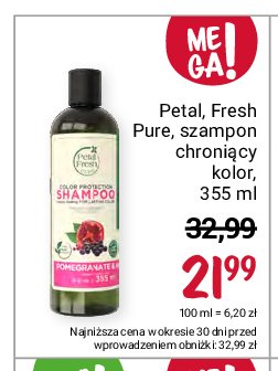 petal fresh szampon do włosów farbowanych granat i jagody acai