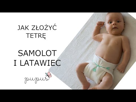 zakłądanie pieluchy tetrowej