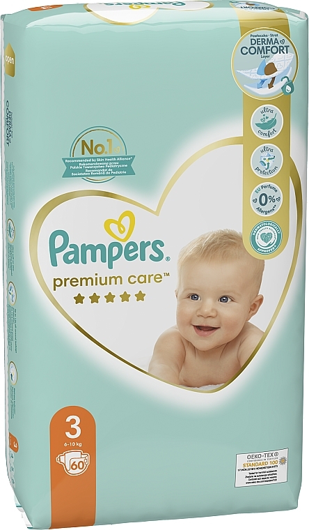 pampers pieluchy premium care 3 midi