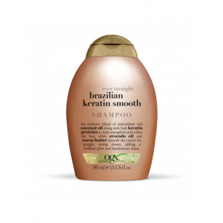 ogx brazilian keratin szampon wygładzający z keratyną 385ml