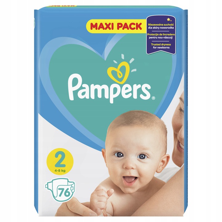 pampers pieluchy 2 4-8 kg maxi pack