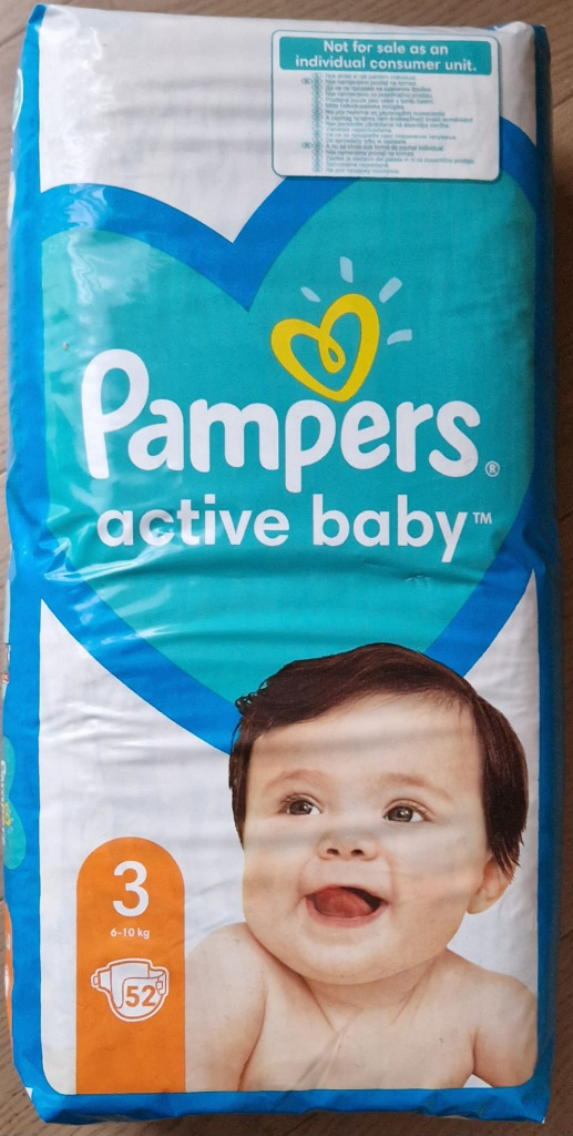 pampers active baby 3 52 szt