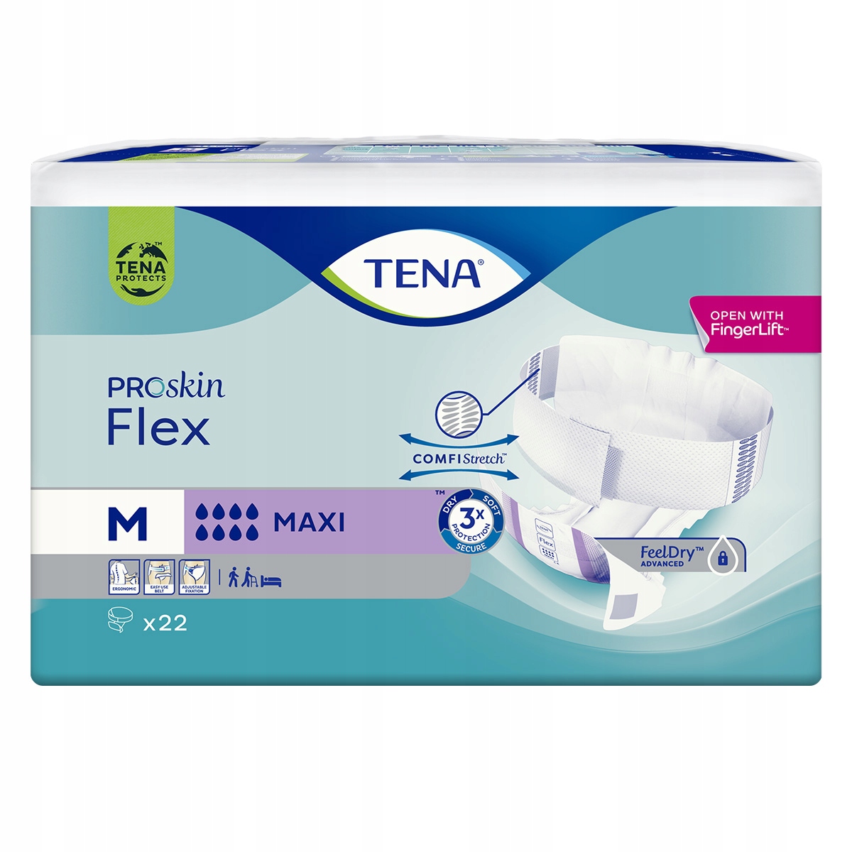 pieluchomajtki tena flex maxi xl