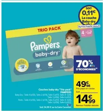 pampers 4 carrefour 174