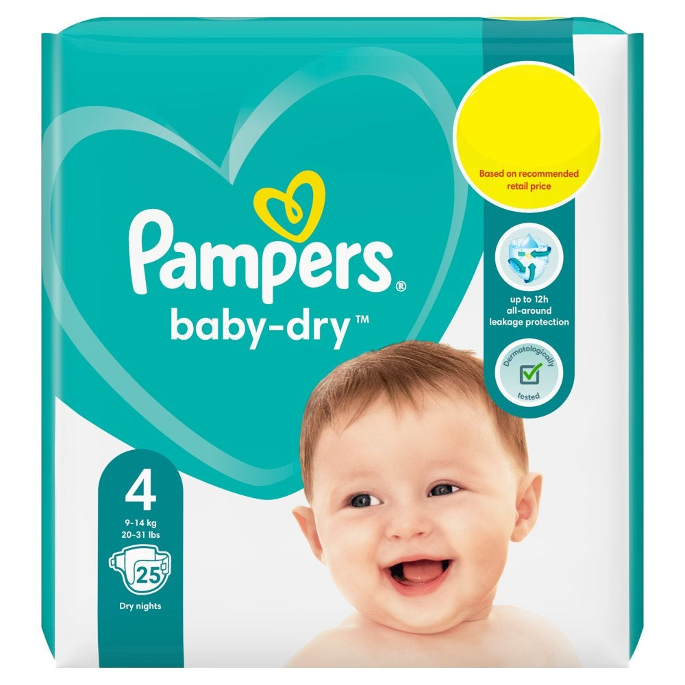 pampers 4 dry