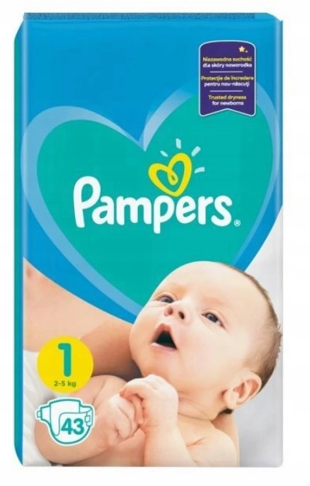 pampers pieluchy new baby 1 43 szt.