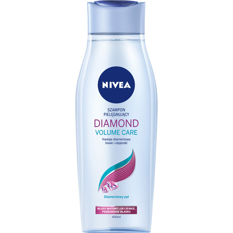 nivea szampon diamond volume