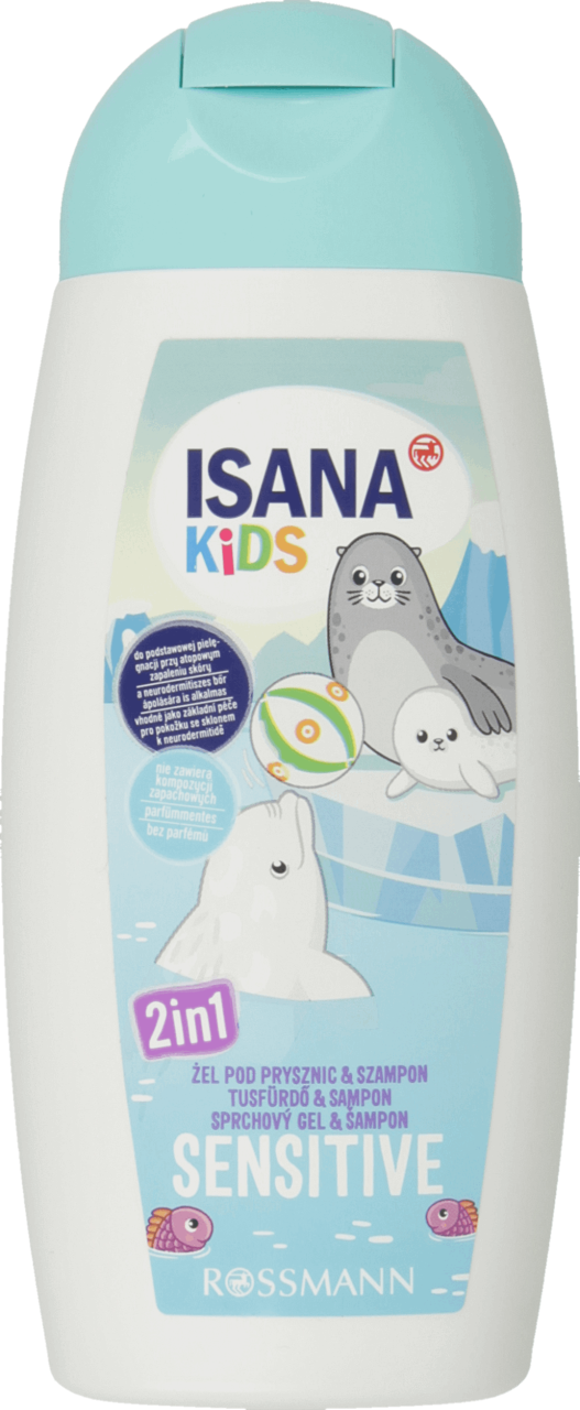 isana kids szampon i żel pod prysznic