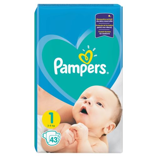 pieluchy pampers 1 43szt cena