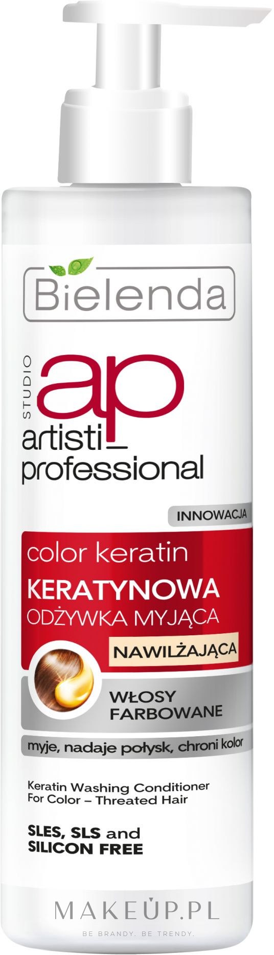 artisti professional color keratin keratynowa odżywka do włosów farbowanych