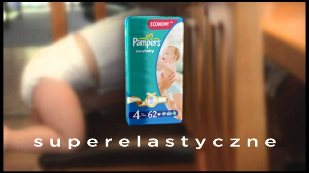 reklama pampers tańczące dziecko