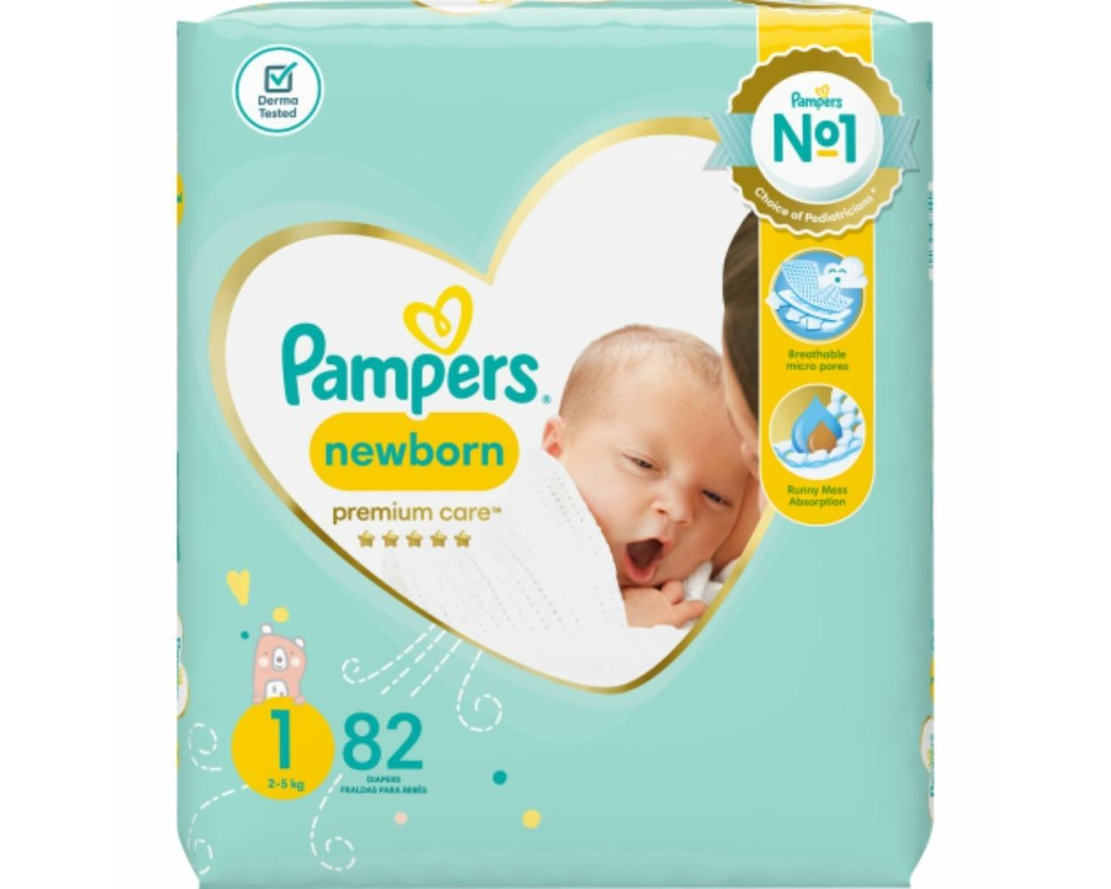 pampers premium care 1 vs new baby dry