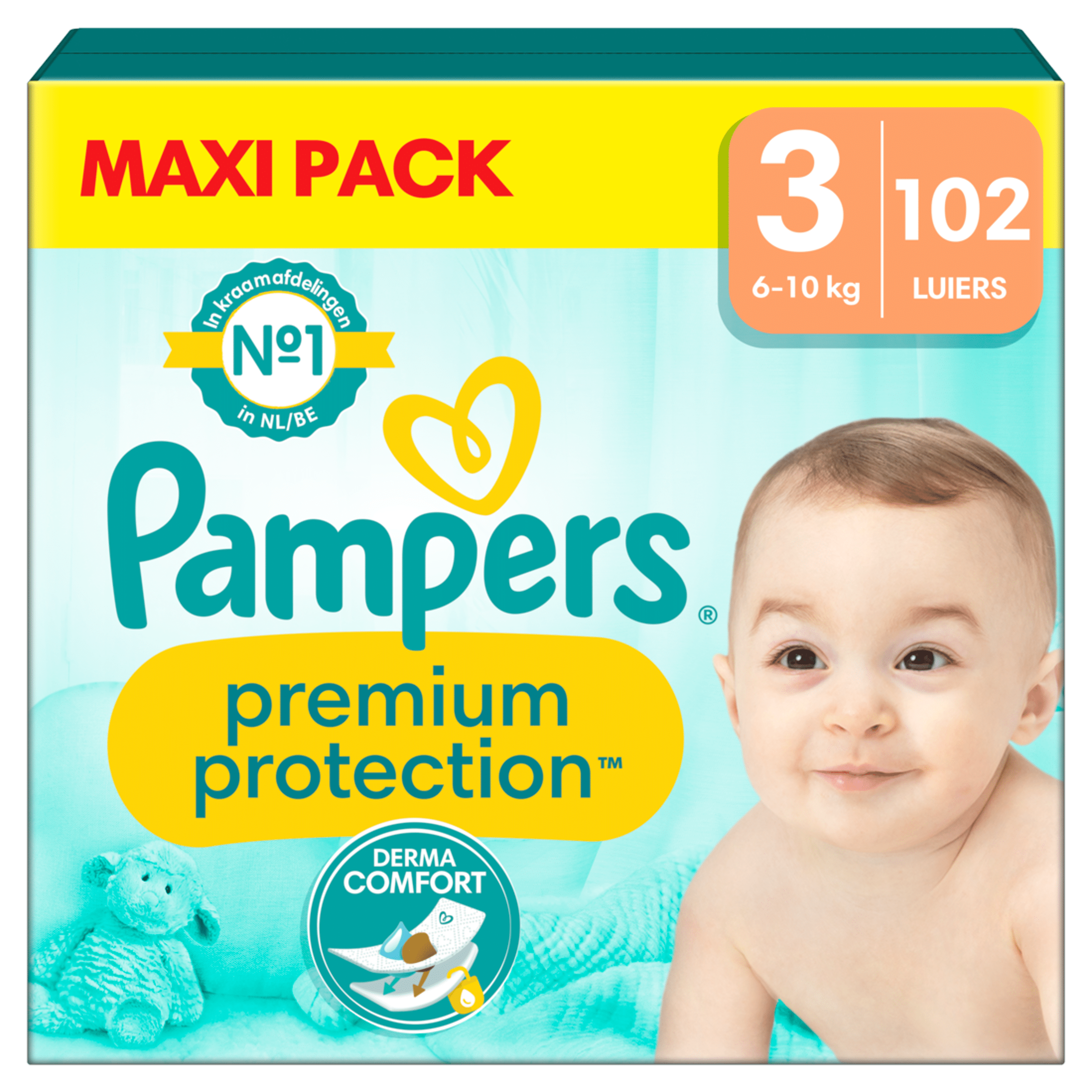 mega pack pampers size 3