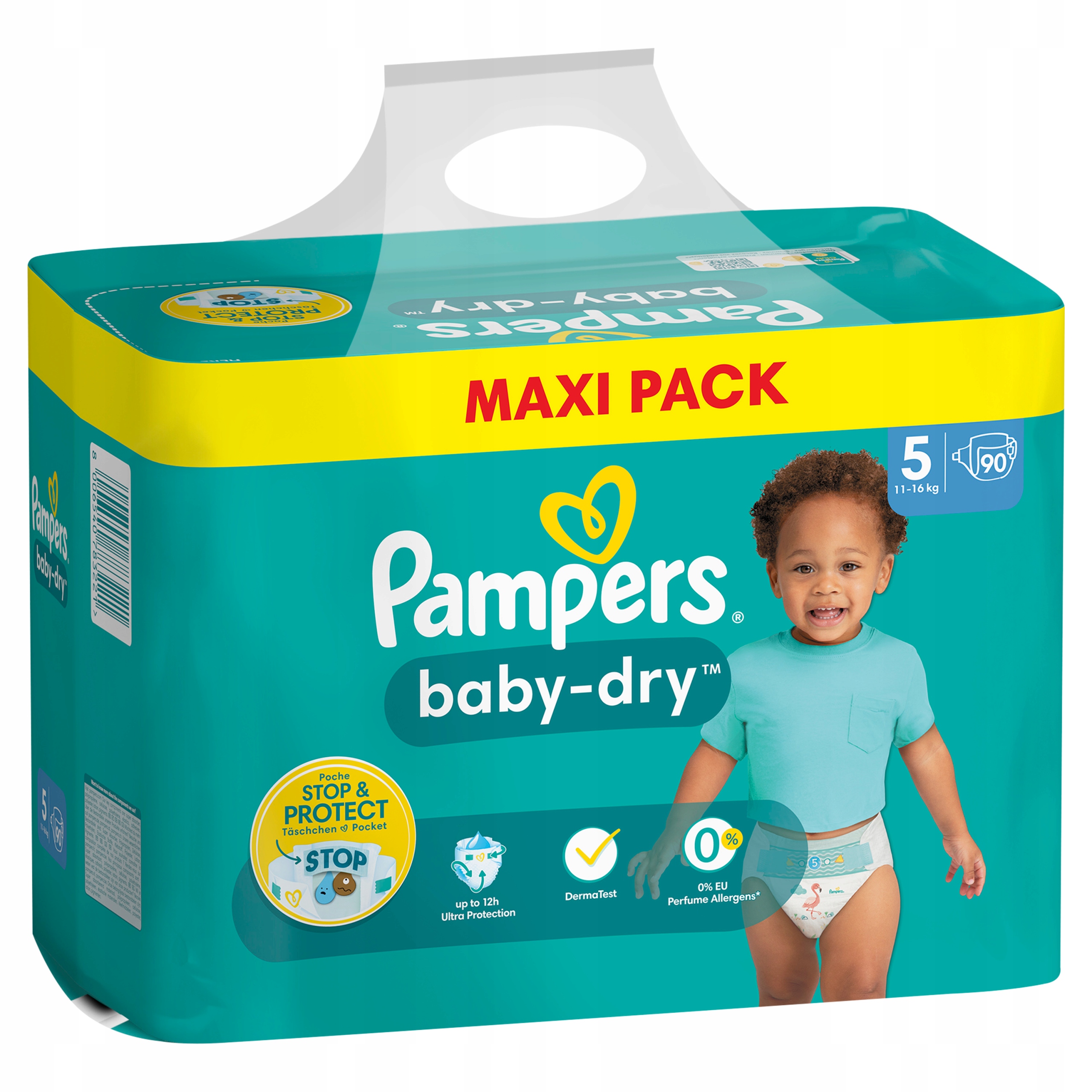 pampers active baby dry 3 90 szt