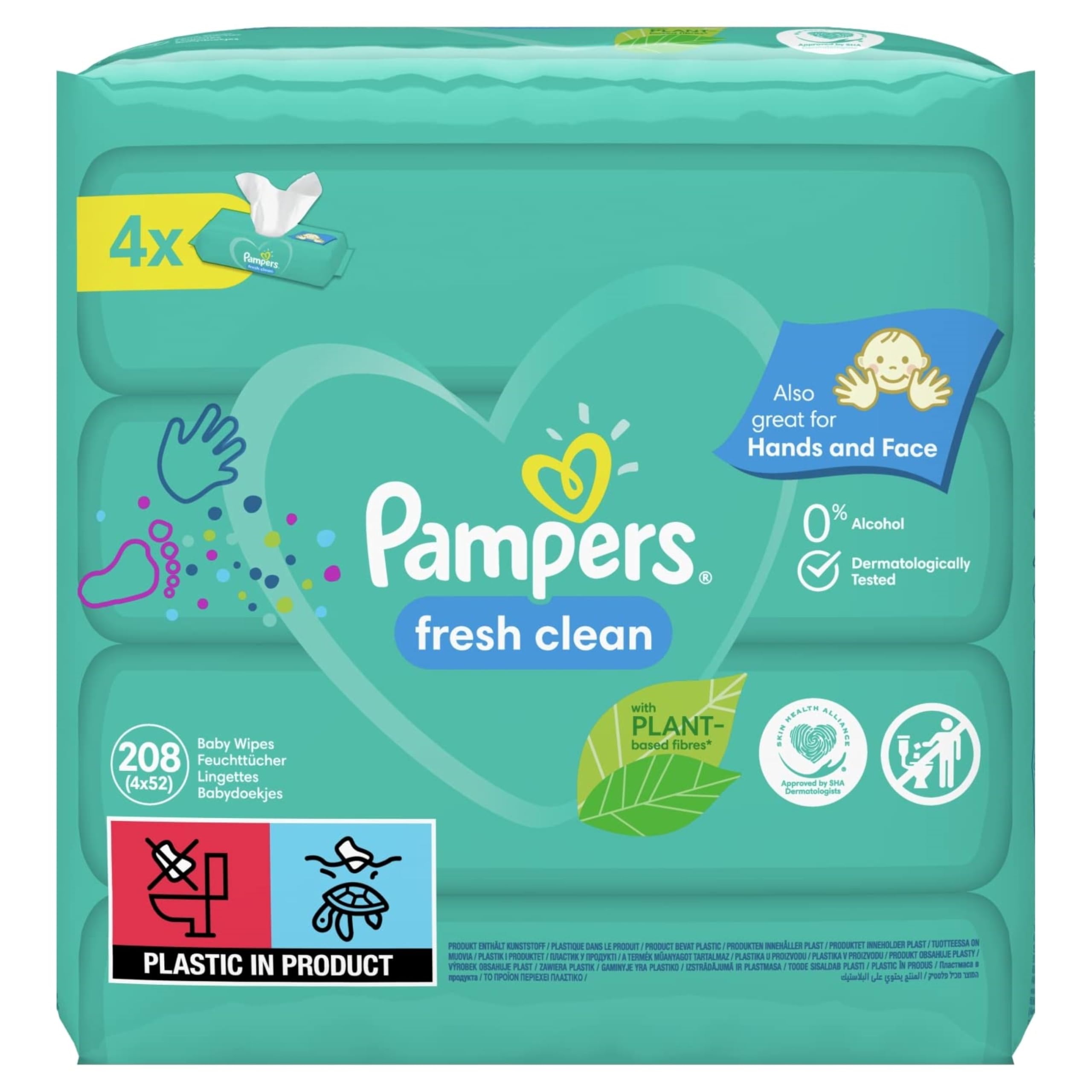 pampers fresh clean baby scent