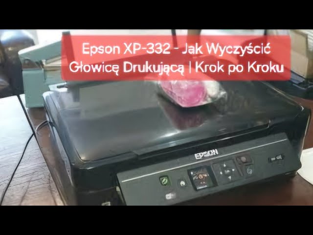 epson xp 332 czyszczenie pampers