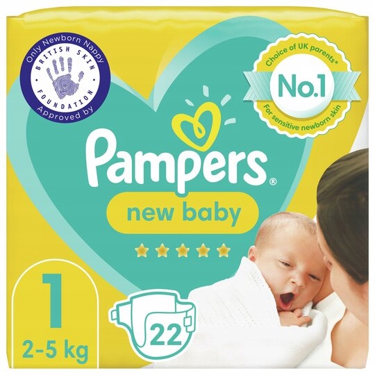 pampers 1 22szt