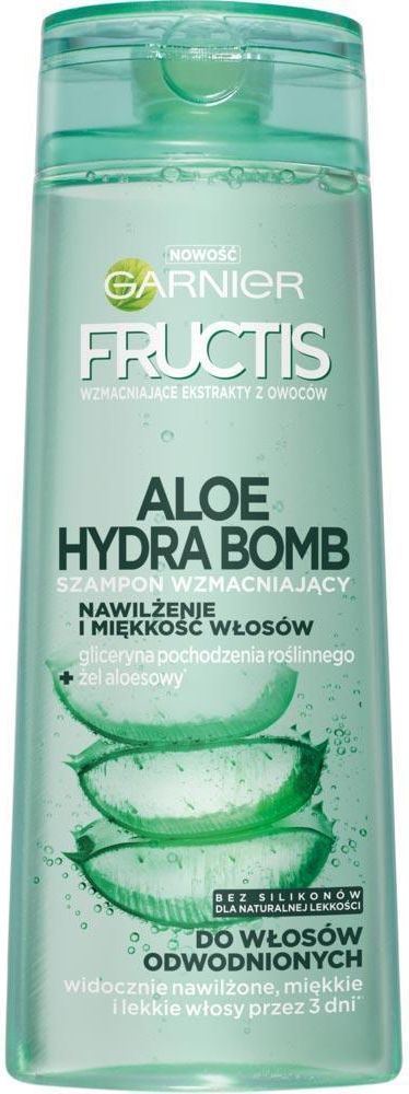 garnier fructis aloe hydra bomb szampon wzmacniający 400ml