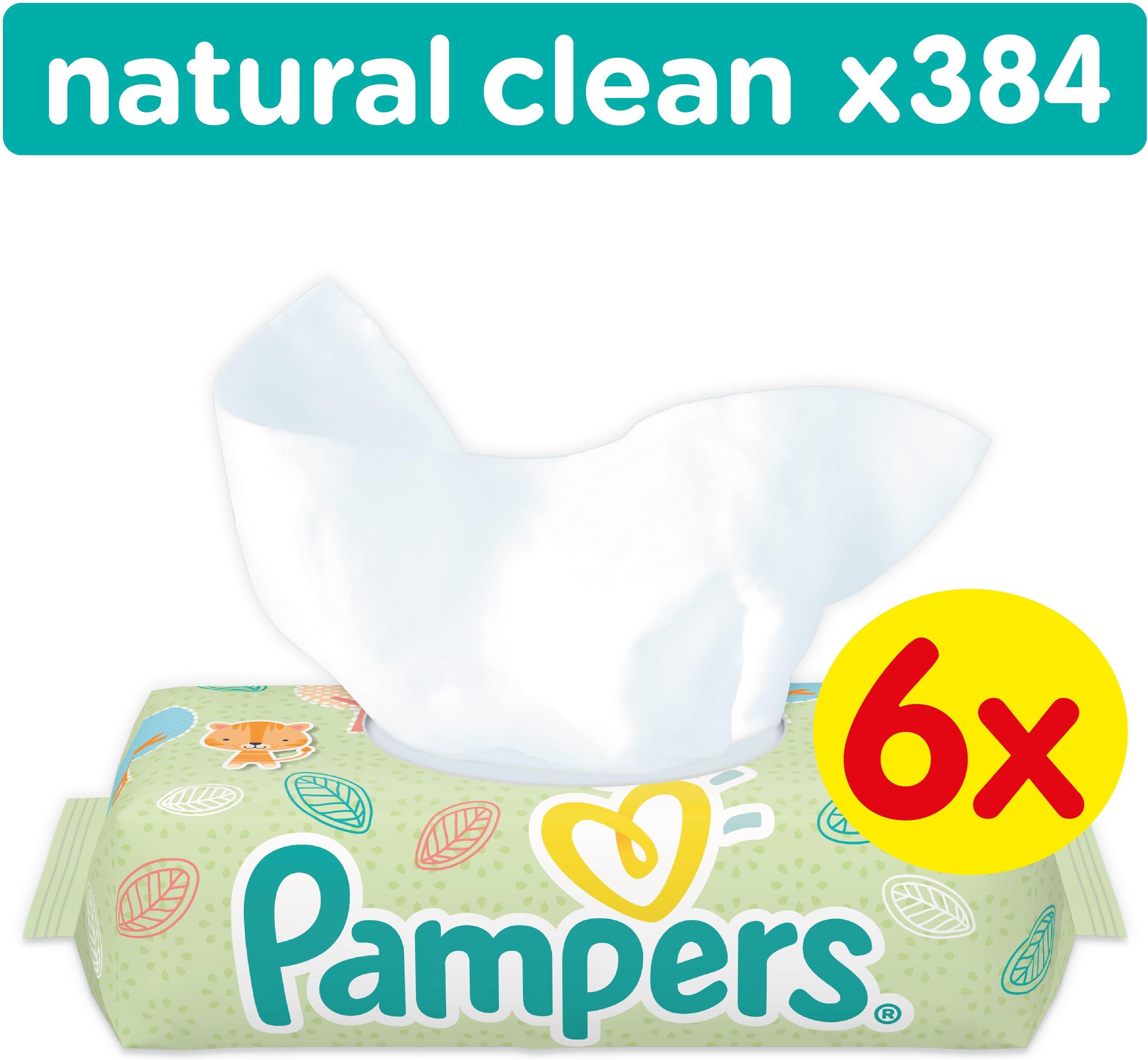 pampers chusteczki mokre 64 szt ceneo