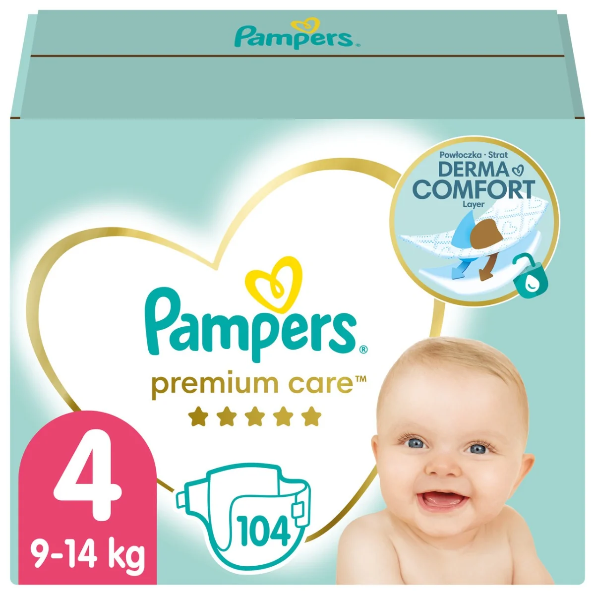 pampers pieluchy rozmiar 4