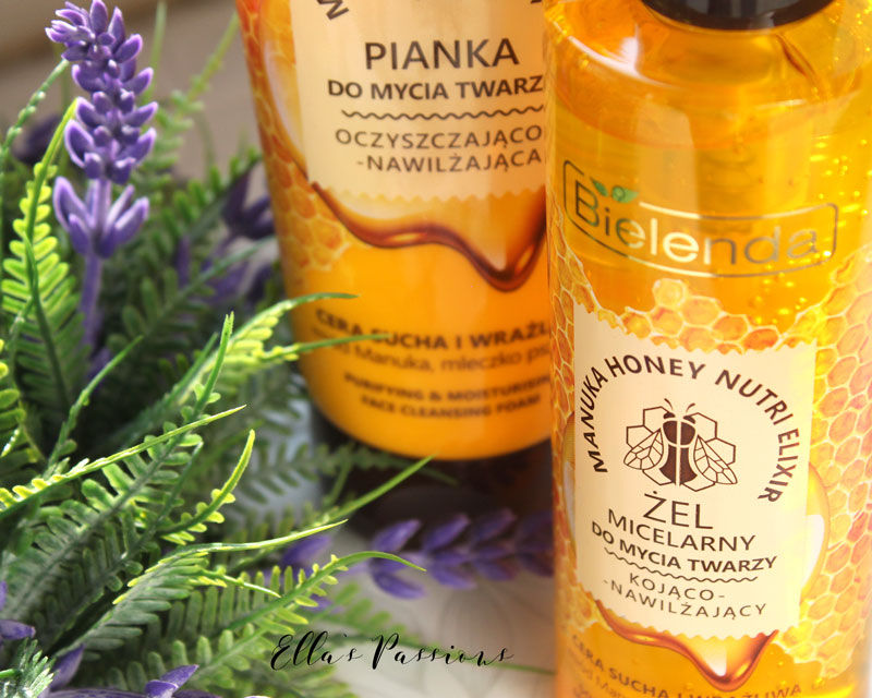 manuka honey nutri elixir oczyszczająco nawilżająca pianka do mycia twarzy