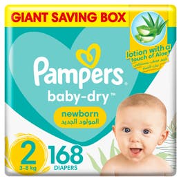 pampers box size 1