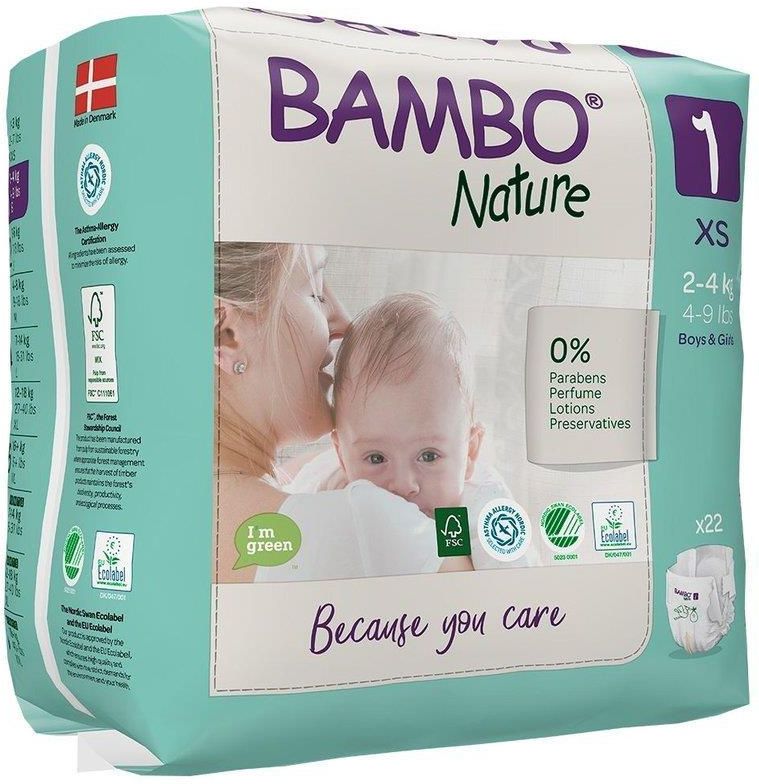 pieluchy bambo nature kompostowalność