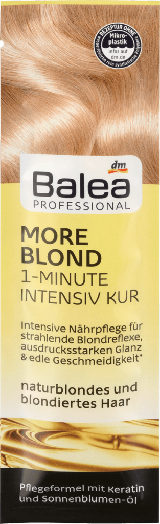 szampon maska blond balea