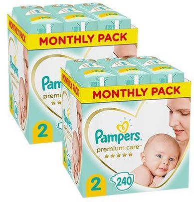 pampers premium care pieluchy 2 mini 80 szt