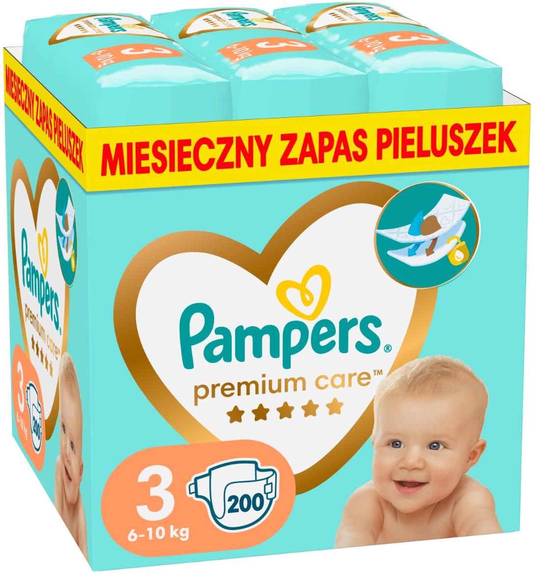 pampers 4 200 sztuk