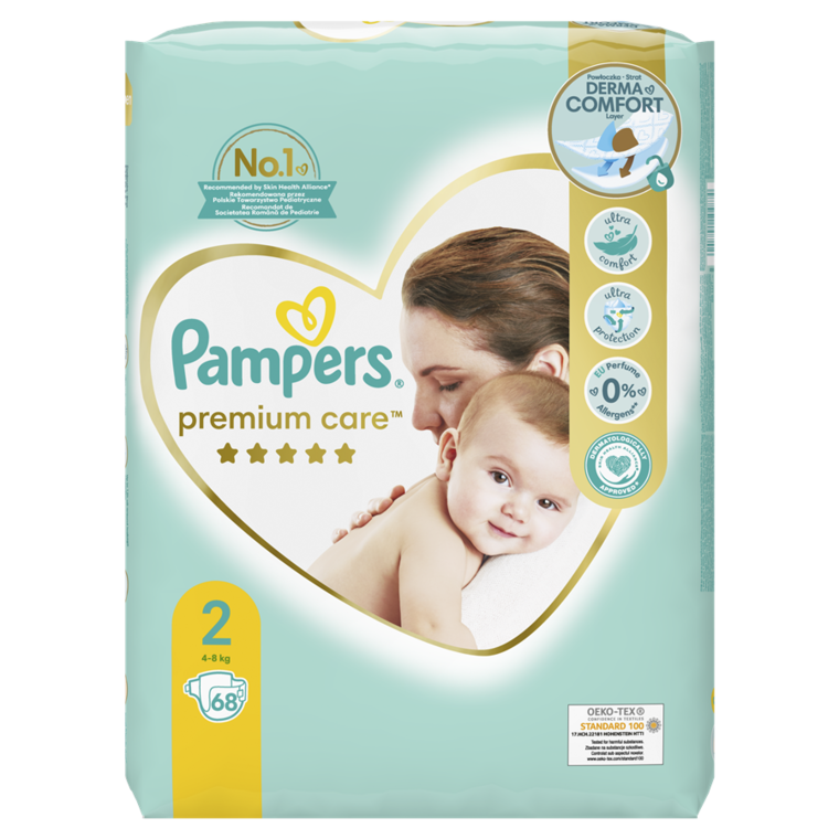 pielychy pampers care 2