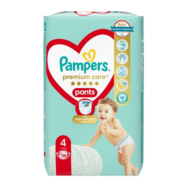 pampers fioletowe