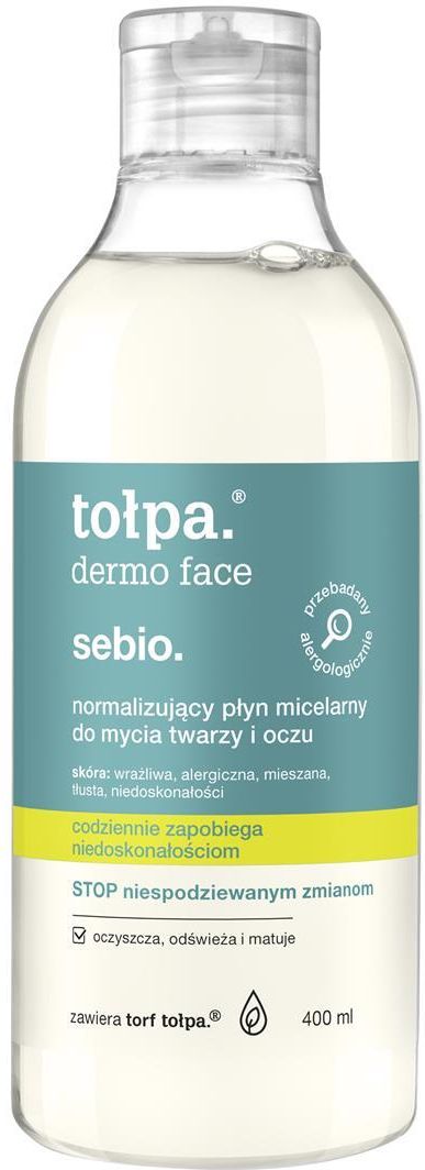 normalizujący płyn micelarny do mycia twarzy 400ml