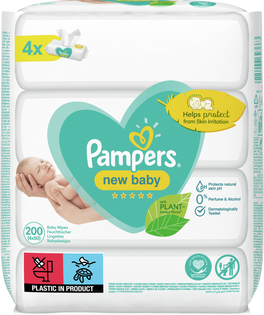 pampers chusteczki od urodzenia