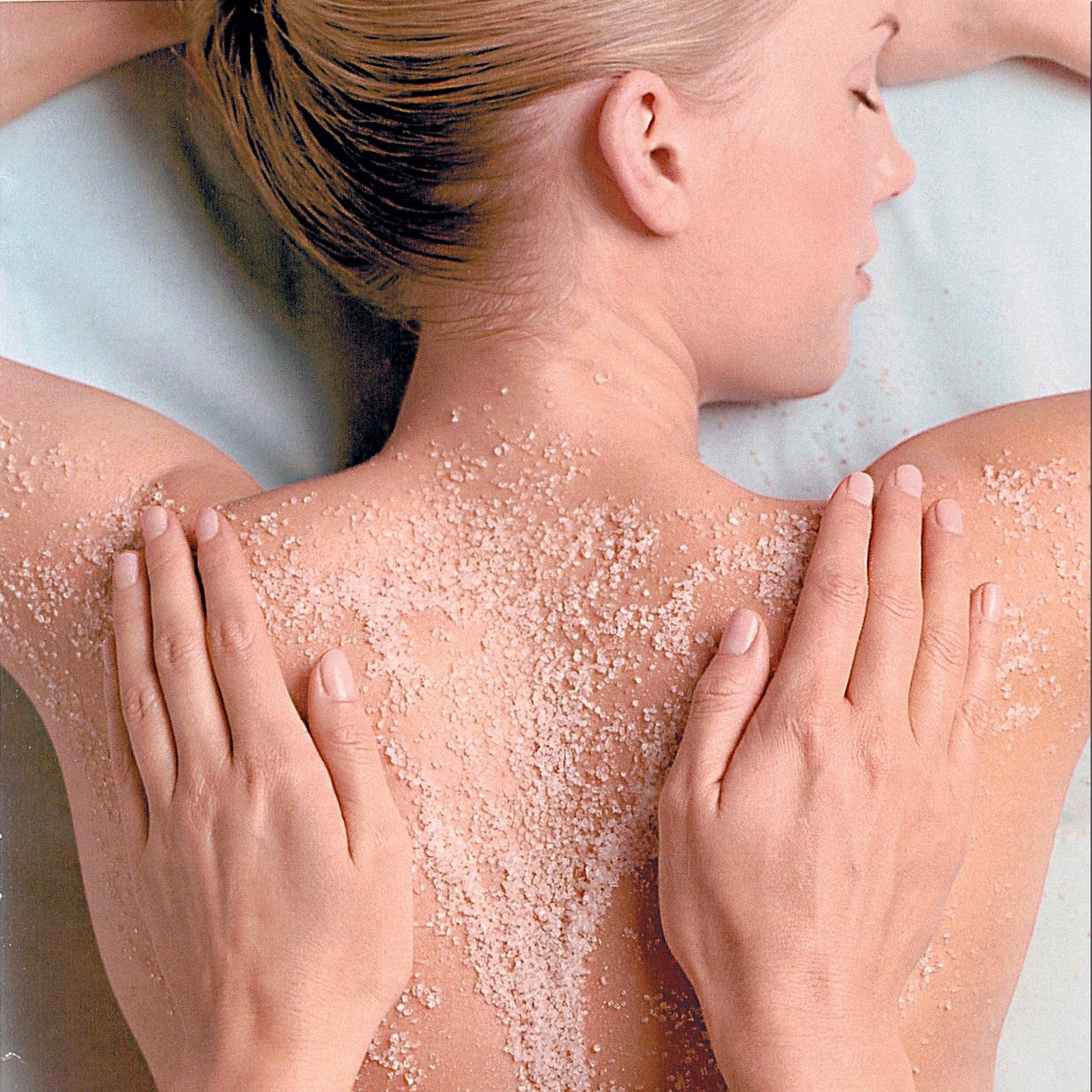 spa pampering body scrub