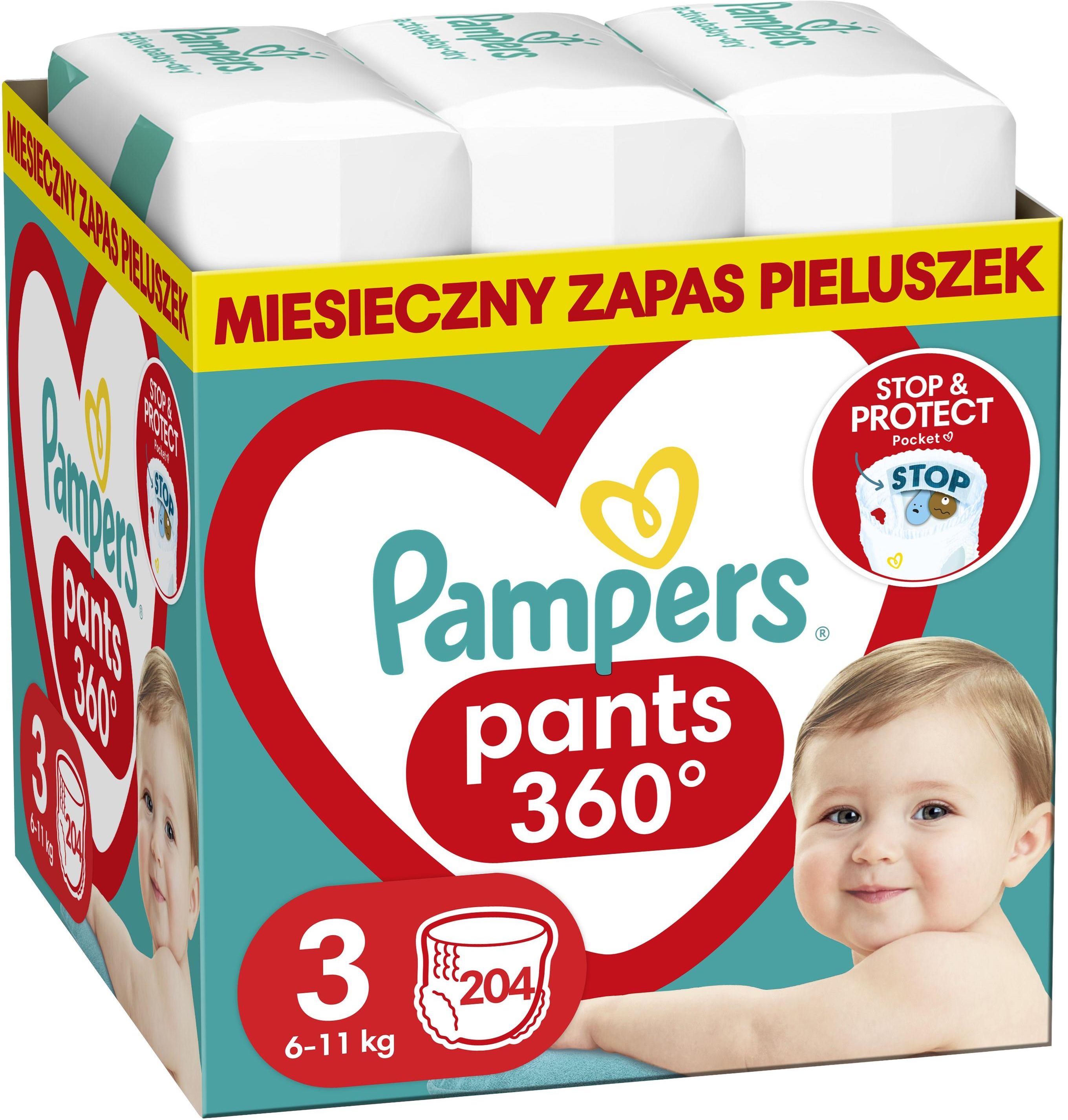 pampers pieluszki zapas 3 midi aż 208 szt