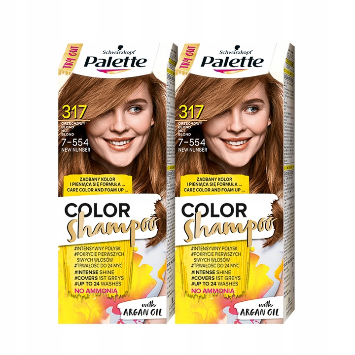 palette szampon koloryzujący miodowy blond