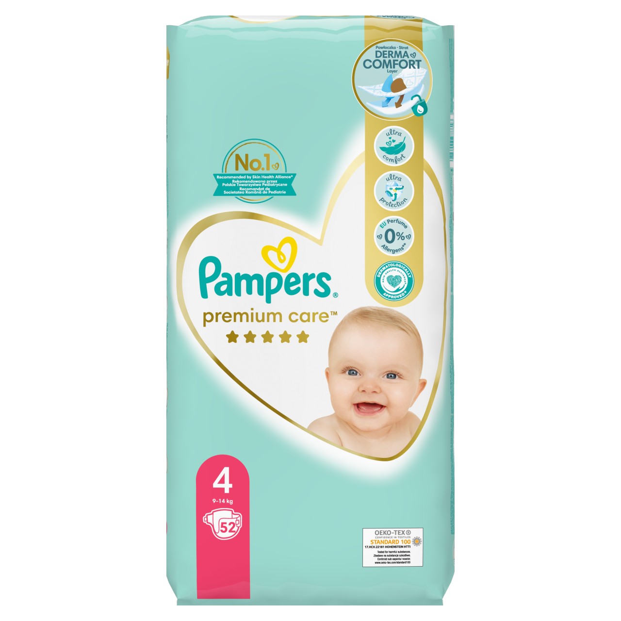 pampers premium care rozmiar 4 maxi 8-14kg