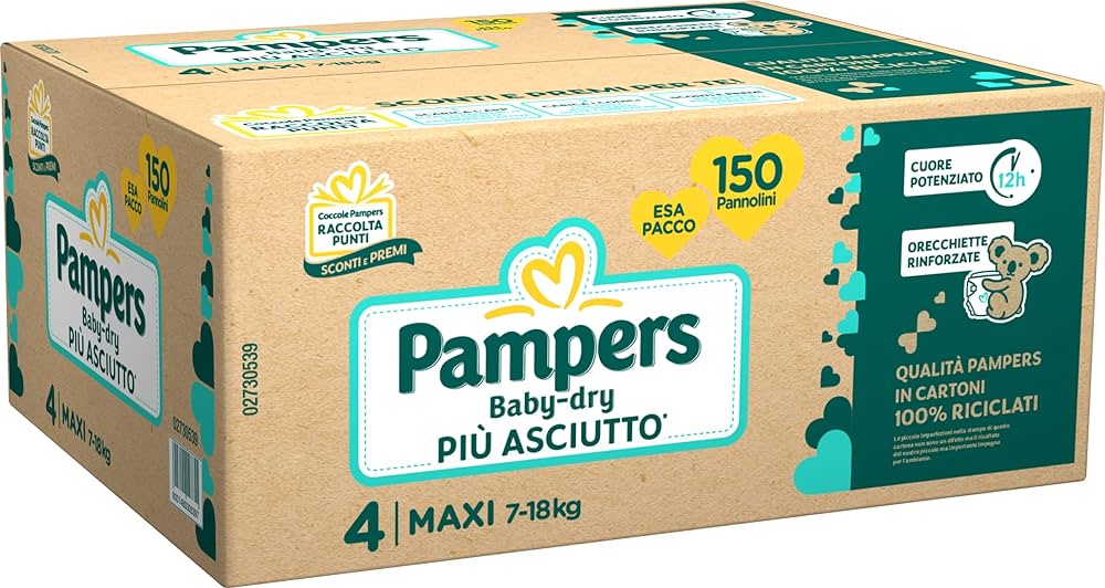 pieluchy pampers 150 szt