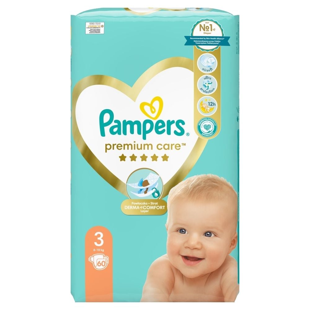 pampers premium care 120 szt 6 do 10 kg