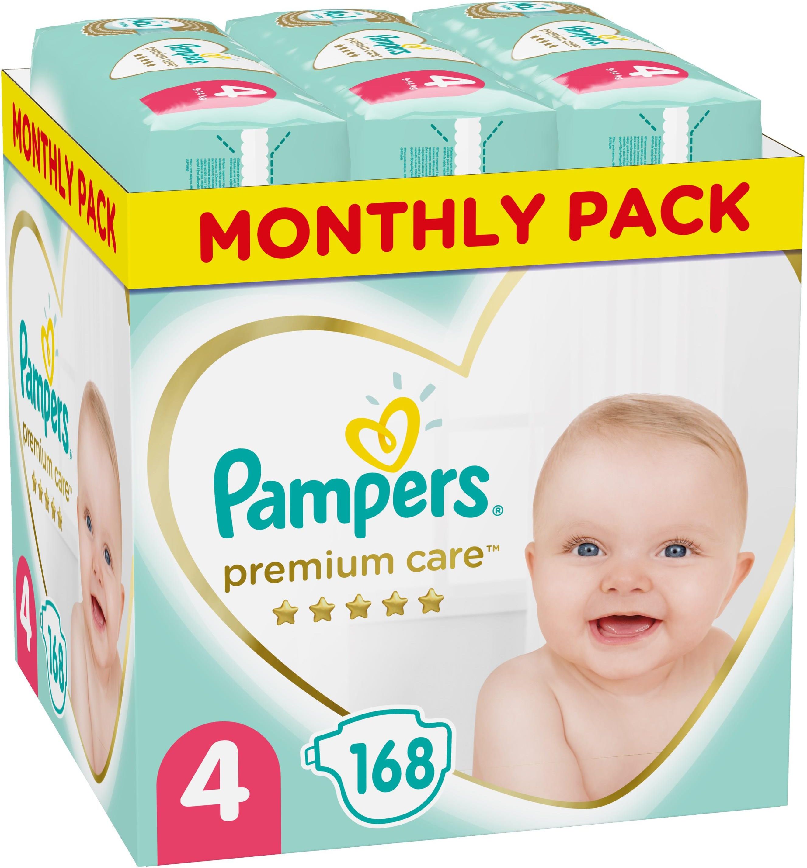 pieluchy pampers premium care 4 cena