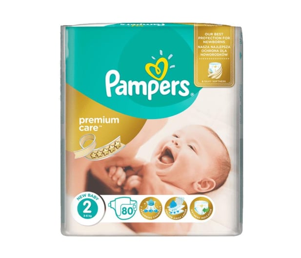 pampers premium care newborn 2 3-6kg 80szt